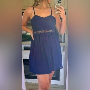 BCX | Navy Lace Dress | Size 7